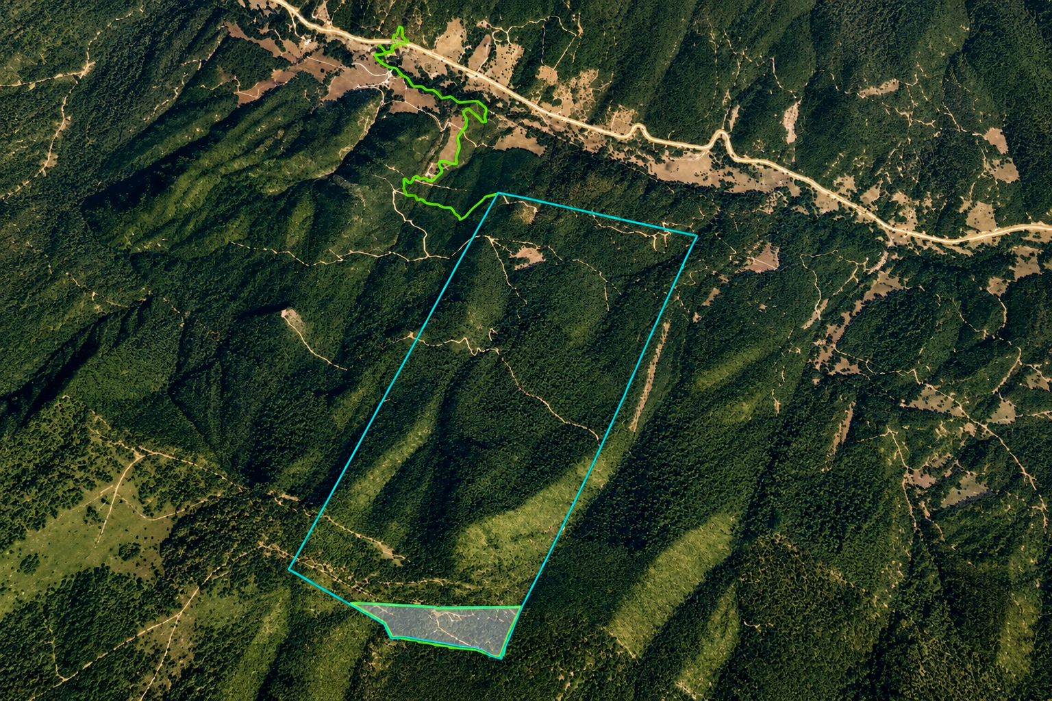 Sierra de Arteaga — vista aérea